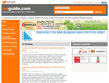Tablet Screenshot of isoguide.com